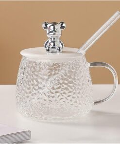 Bear Hammer Glass Mug