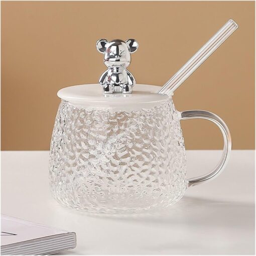 Bear Hammer Glass Mug