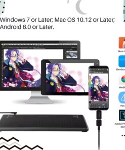 Huion H430P Compact Graphic Drawing Tablet with Stylus & USB Signature Pad